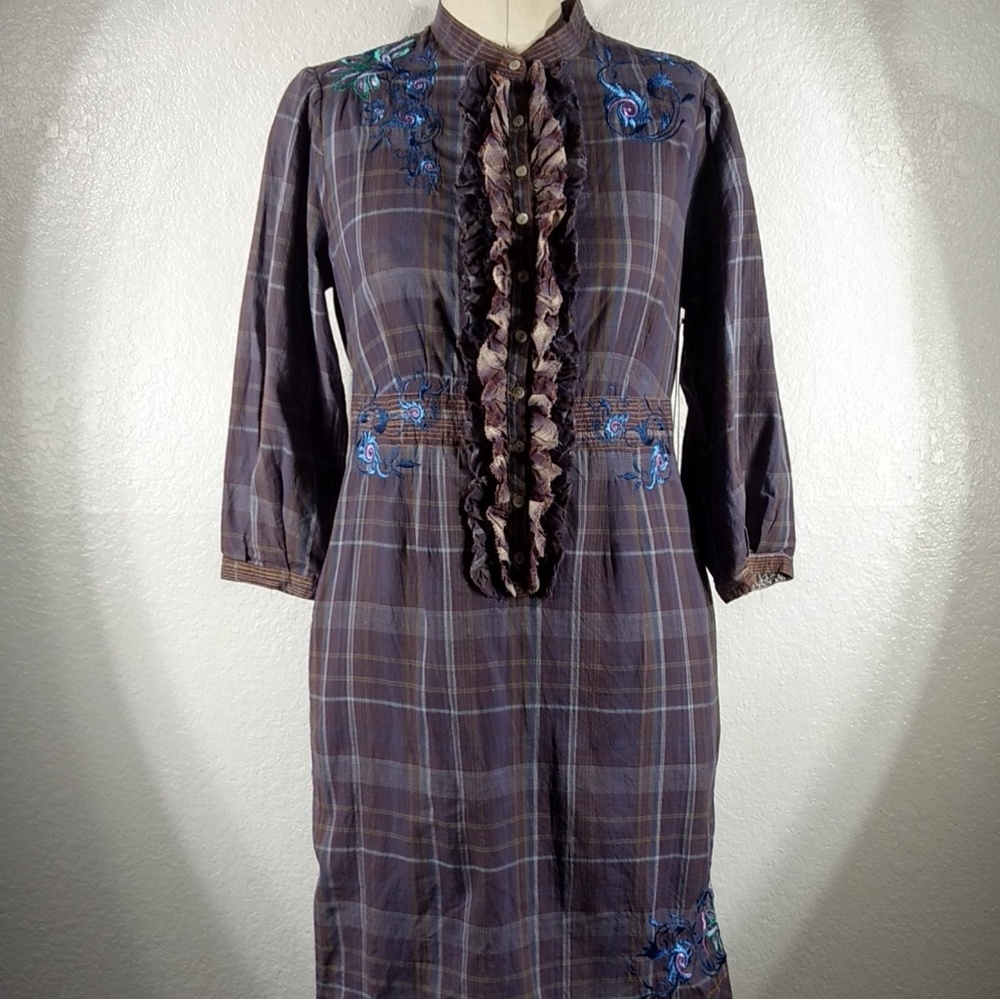 3J Workshop by Johnny Was Marni Ruffle Dress S NWT